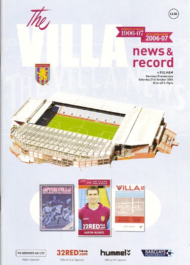 Aston Villa FC v Fulham FC